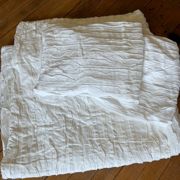 Pottery Barn Bedding Pottery Barn Beautiful White Cotton Duvet Cover Poshmark